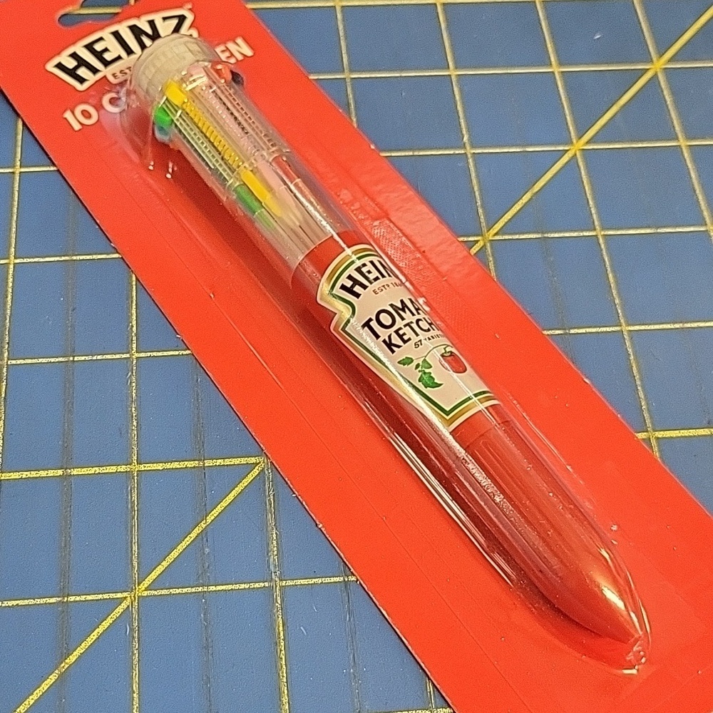 Heinz Red 10 Multi-Color Pen Set New Sealed Package